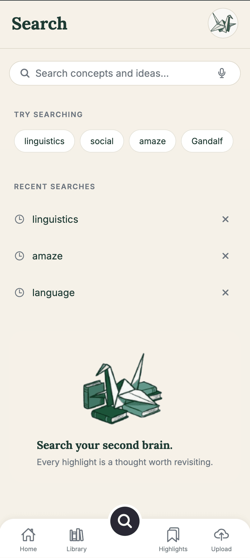 Search View